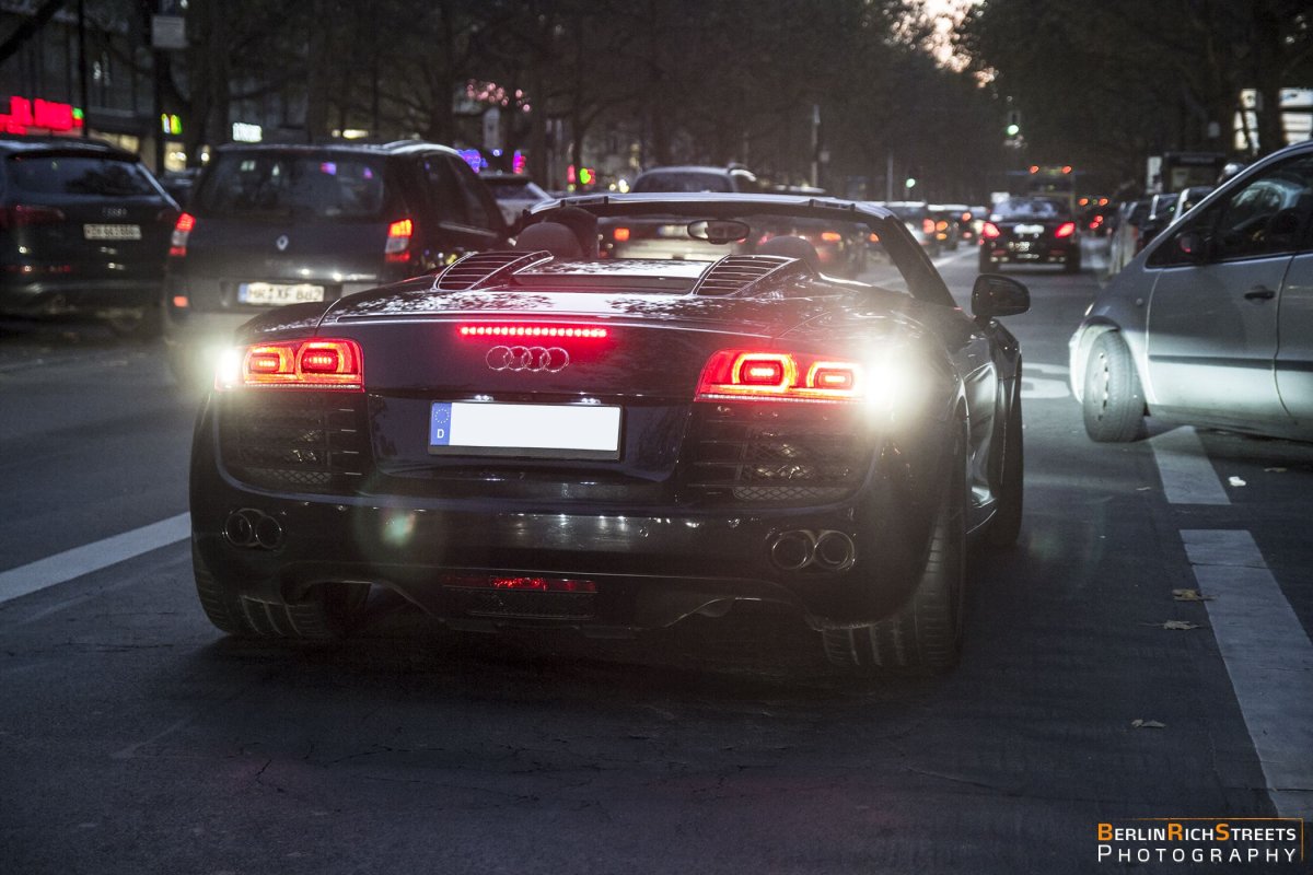 Audi R8 4.2 Spyder spotted in Berlin — BerlinRichStreets